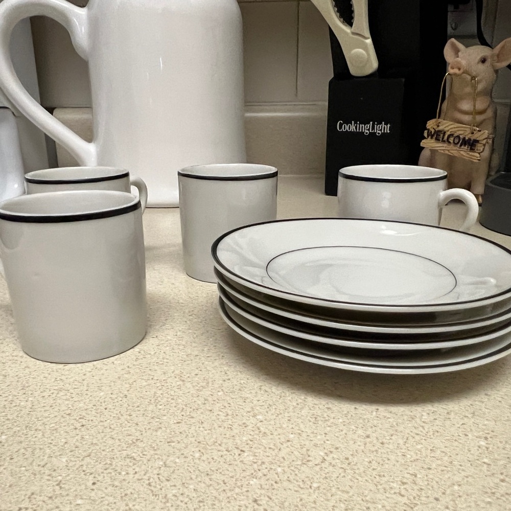 Tiffany Espresso Set - never used